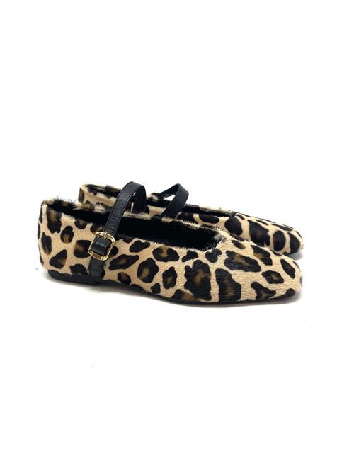 Ballerina in cavallino leopardato IL LACCIO | 4062PONYLEO